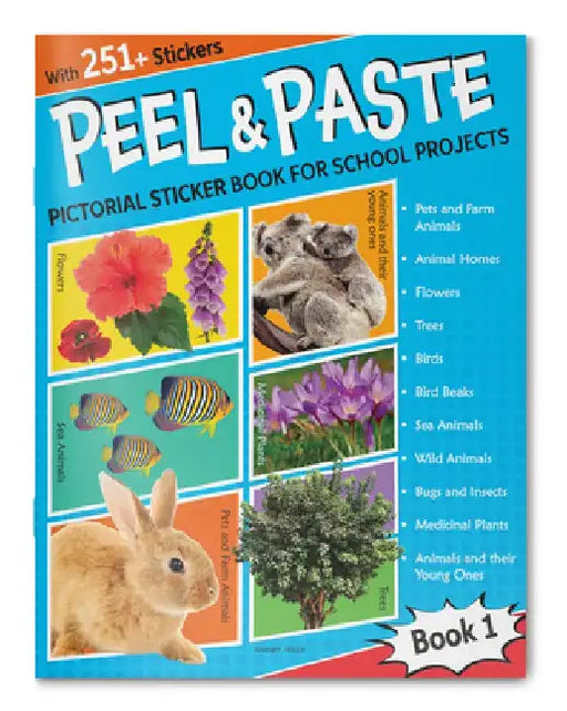 Peel & Paste: Book 1: Pictorial Sticker Book by Wonder House Books