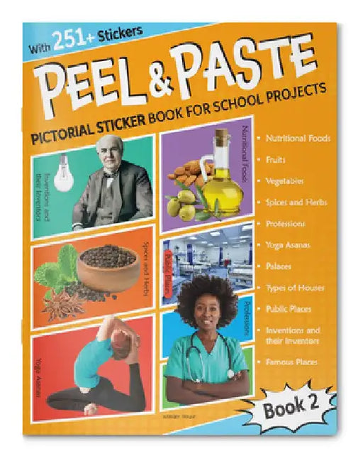 Peel & Paste: Book 2: Pictorial Sticker Book by Wonder House Books