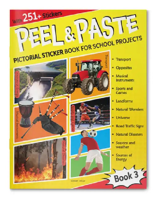 Peel & Paste: Book 3: Pictorial Sticker Book by Wonder House Books