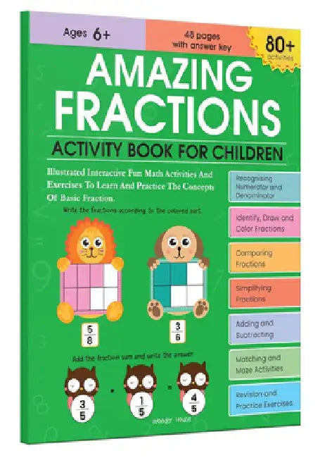 Amazing Fractions Activity Book by Wonder House Books