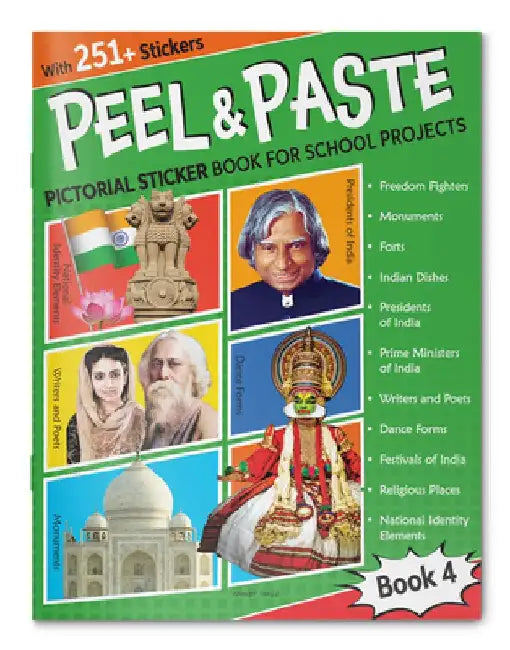 Peel & Paste: Book 4: Pictorial Sticker Book by Wonder House Books