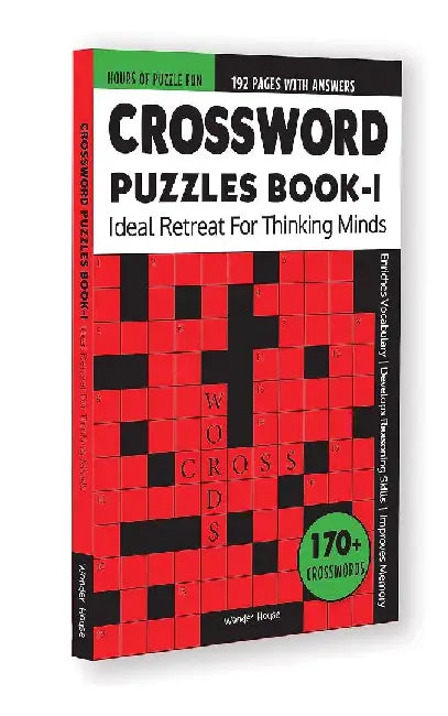 Crossword Puzzles Book 1: 170+ Engaging Crossword Puzzles by Wonder House Books