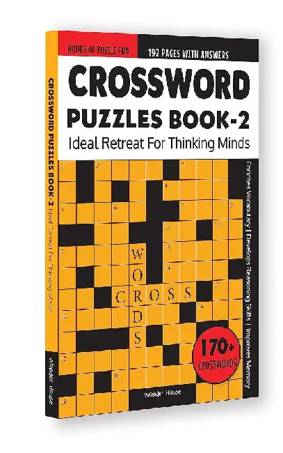 Crossword Puzzles Book 2: 170+ Engaging Crossword Puzzles by Wonder House Books