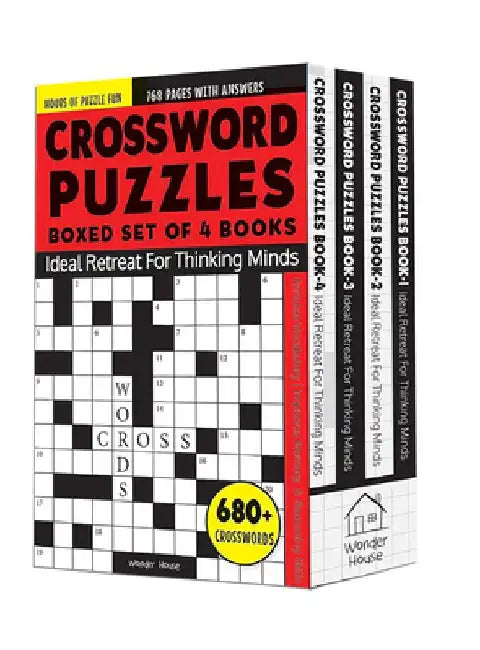 Crossword Puzzles: 680+ Engaging Crossword Puzzles by Wonder House Books