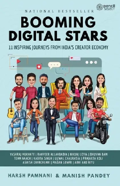 Booming Digital Stars: 11 Inspiring Journeys from India's Creator Economy by Harsh Pamnani
