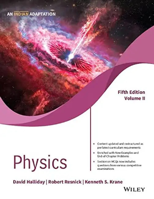 Physics, Vol 2, 5ed, An Indian Adaptation by David Halliday , Robert Resnick , Kenneth S. Krane