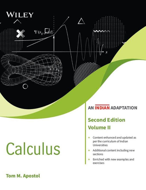 Calculus, Vol II, 2ed (An Indian Adaptation) by Tom M. Apostol, Wiley Editorial Team