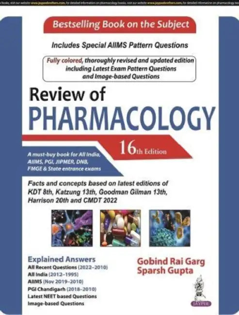 Review Of Pharmacology by Gobind Rai Garg