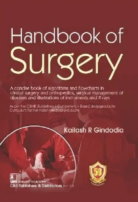Handbook Of Surgery by Gindodia Kr