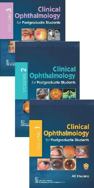 Clinical Ophthamology For Postgraduate Students 3 Vol Set by Ak Khurana