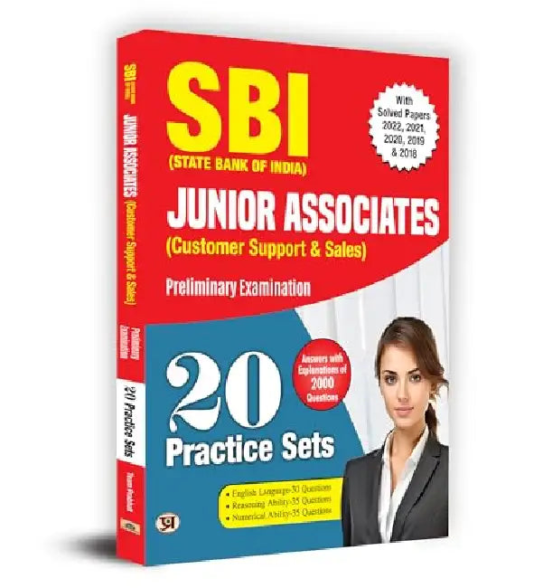 SBI Junior Associates 2023 Preliminary Examination 20 Practice Sets by Team Prabhat