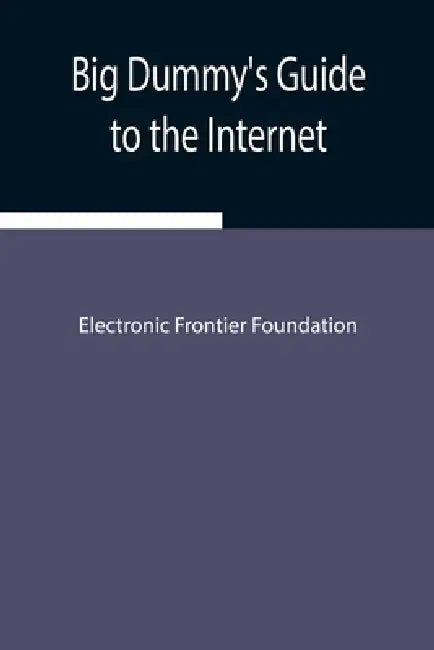 Big Dummy'S Guide To The Internet by Electronic Frontier Foundation