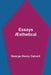 Essays Æsthetical by George Henry Calvert