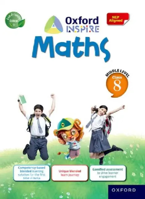 Oxford Inspire Maths Grade 8 by Excelsoft Technologies Pvt. Ltd.