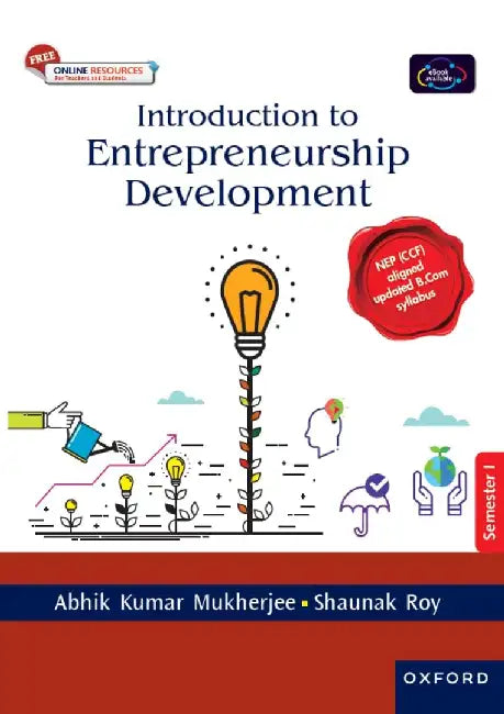 Entreprenuership Development 2023-24 by Abhik Mukherjee & Shaunak Roy