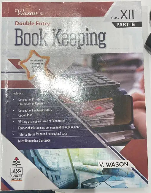 Wason's Double Entry Book Keep_XII_B_202 by V. Wason