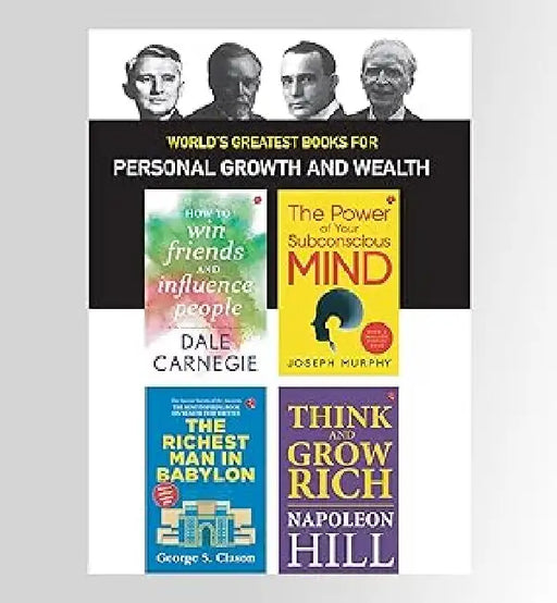 World'S Greatest Books For Personal Growth And Wealth 4 Books Sleevecase by Dale Carnegie
