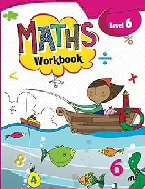 Math Workbook Level 6 by Moonstone
