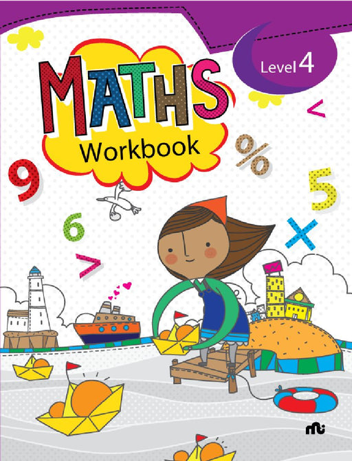Math Workbook Level 4 by Moonstone