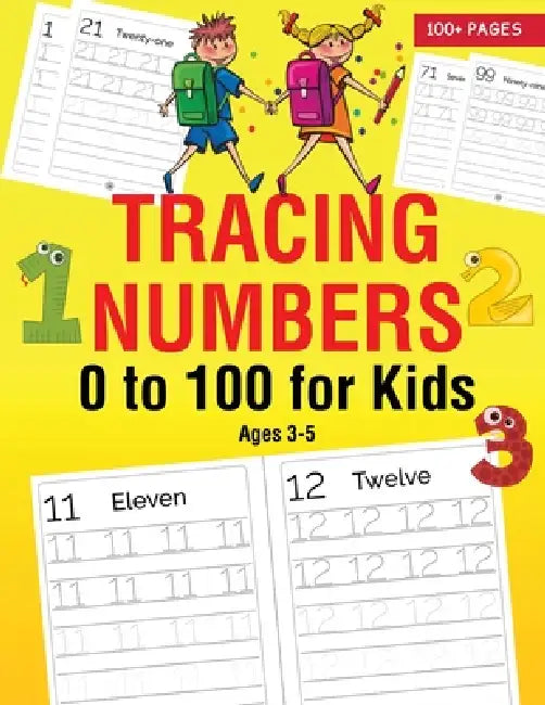 Tracing Numbers 0 to 100 for Kids Ages 3-5 by Classy Press