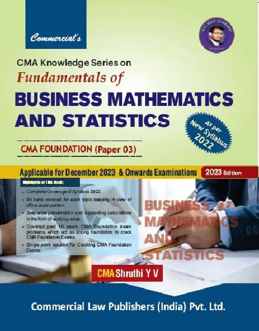CMA Knowledge Series on Fundamentals of Business Mathematics Paper 03 by Shruthi Y V