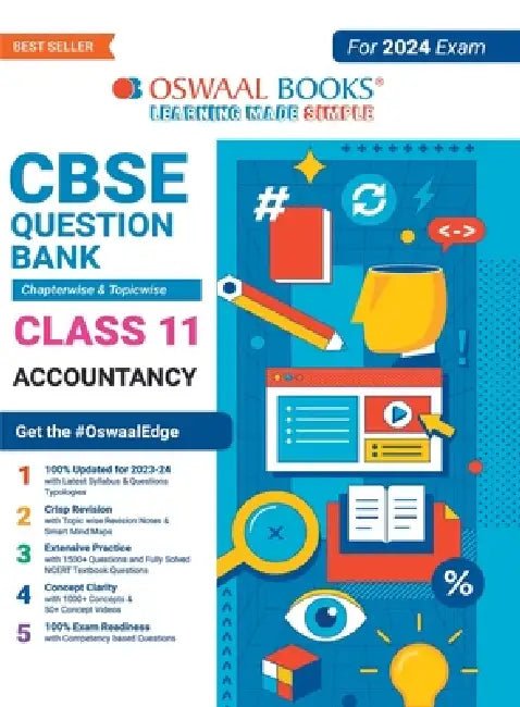 Oswaal CBSE Chapterwise & Topicwise Question Bank Class 11 Accountancy Book (For 2023-24 Exam) by Oswaal Editorial Board