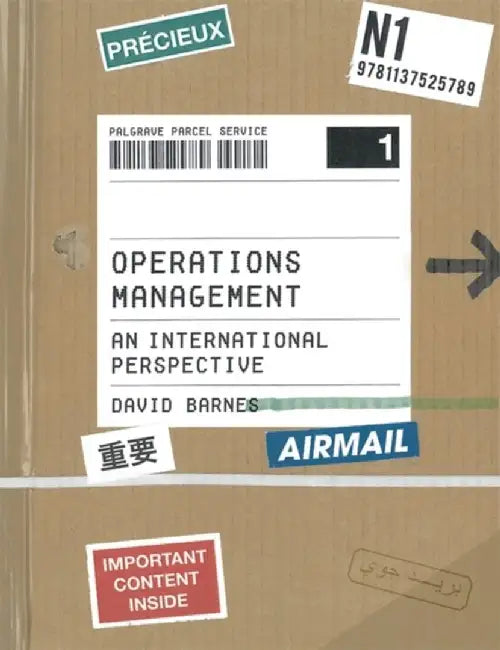 Operations Management: An International Perspective by David Barnes