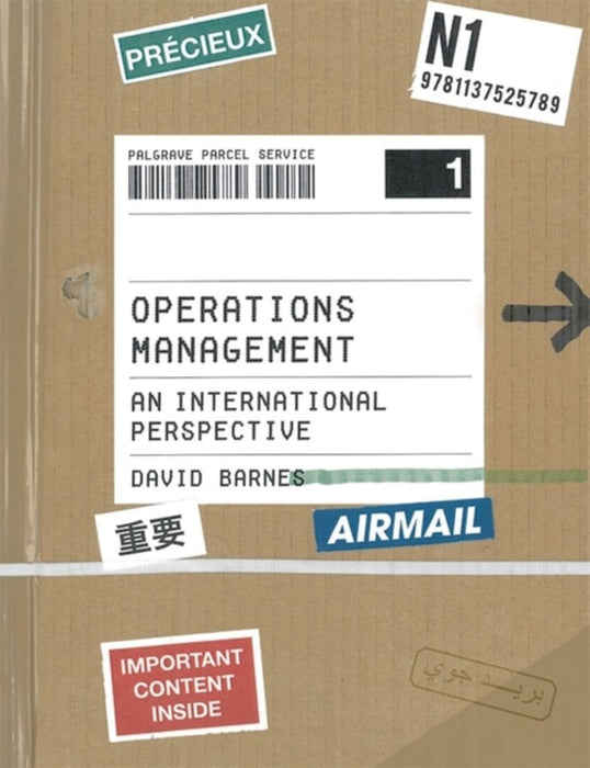 Operations Management: An International Perspective by David Barnes