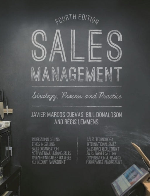 Sales Management: Strategy, Process and Practice by Donaldson, Bill