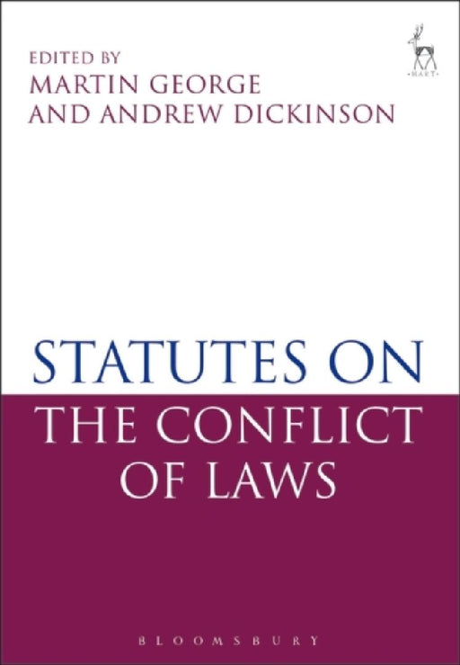 Statutes on the Conflict of Laws  by Martin P George