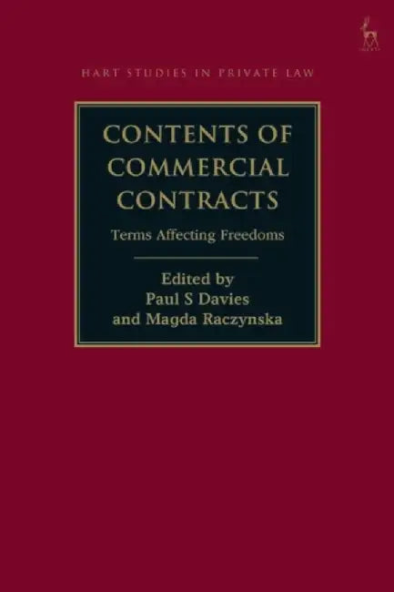 Contents of Commercial Contracts by Paul S Davies