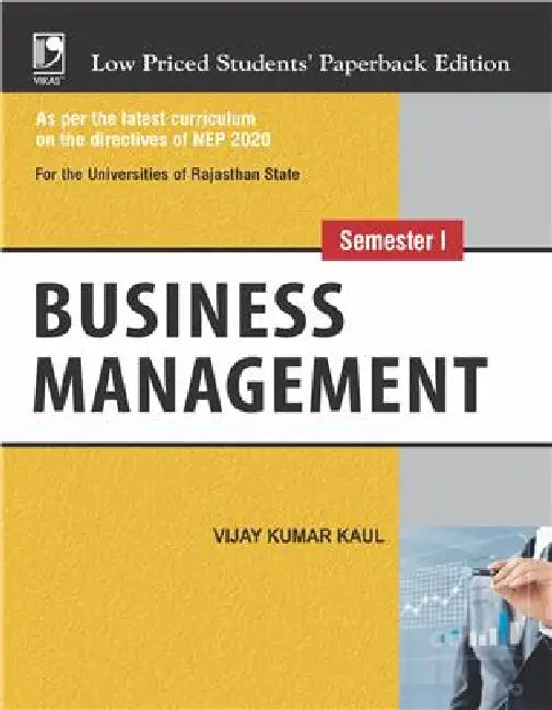 Business Management (NEP-Rajasthan) by Vijay Kumar Kaul