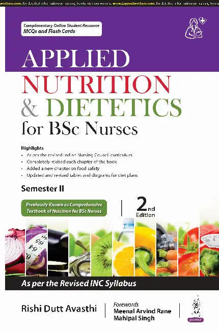Applied Nutrition & Dietetics For Bsc Nurses by Rishi Dutt Avasthi