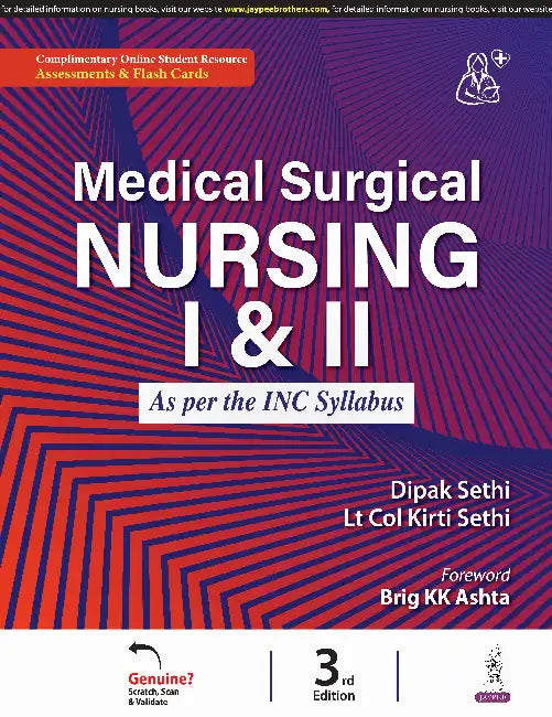 Medical Surgical Nursing I & Ii As Per The Inc Syllabus by Deepak Sethi