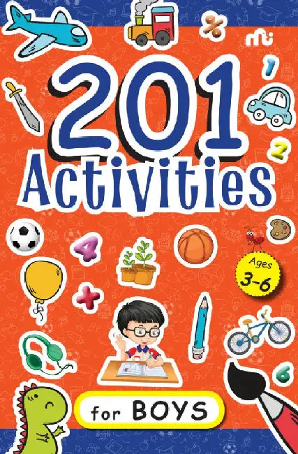 201 Activity Book For Boys by Moonstone