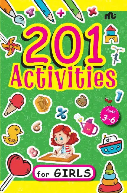 201 Activity Book For Girls by Moonstone