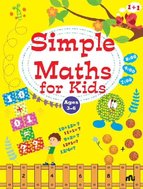 Simple Maths For Kids by Moonstone