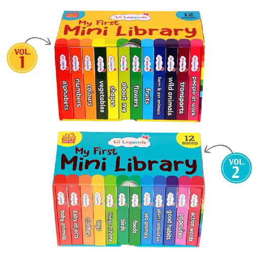 Oswaal Lil Legends My First Little Librarian: Boxset of 24 Best Board Books for Kids Age 0-3 Years | 24 Pages Board Book by Oswaal Editorial Board