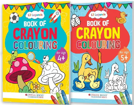 Oswaal Books Oswaal Lil Legends Creative Crayon Colouring Books For 4+ Year Old Kids  by Oswaal Editorial Board