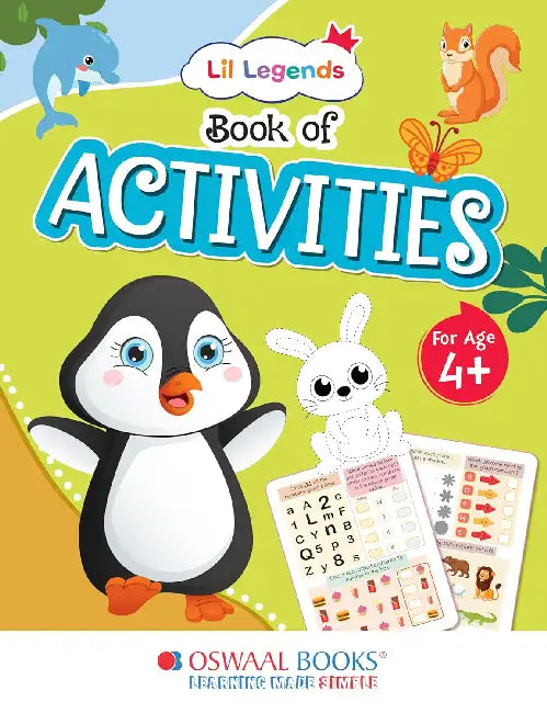 Oswaal Lil Legends Preschool Activity Book For Kids Age- 4+ Years  by Oswaal Editorial Board