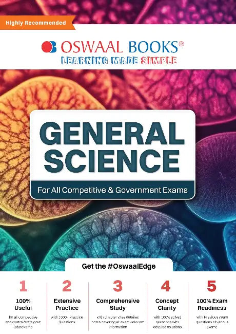 Oswaal General Science for Competitive & Government Exams (English Medium) | Latest Edition by Oswaal Editorial Board