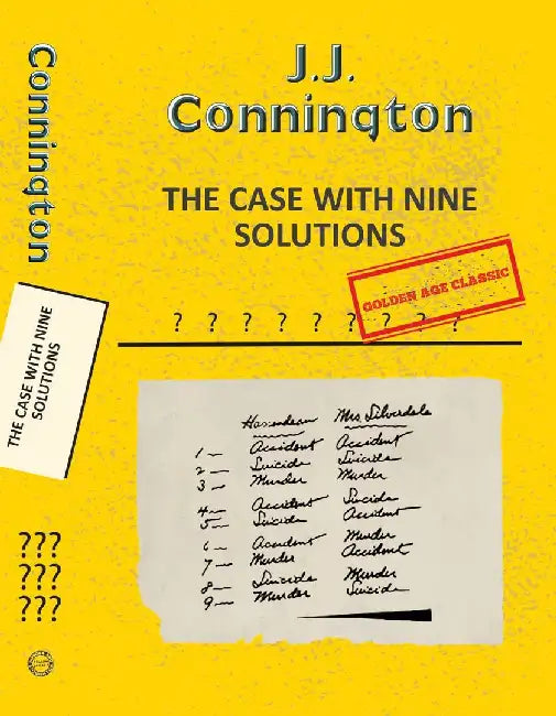 The Case With Nine Solutions  by Connington, Jj