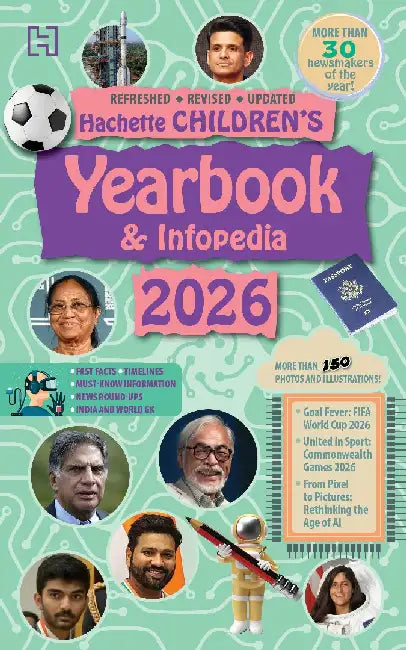 Hachette Childrens Yearbook  Infopedia 2026 by Hachette India