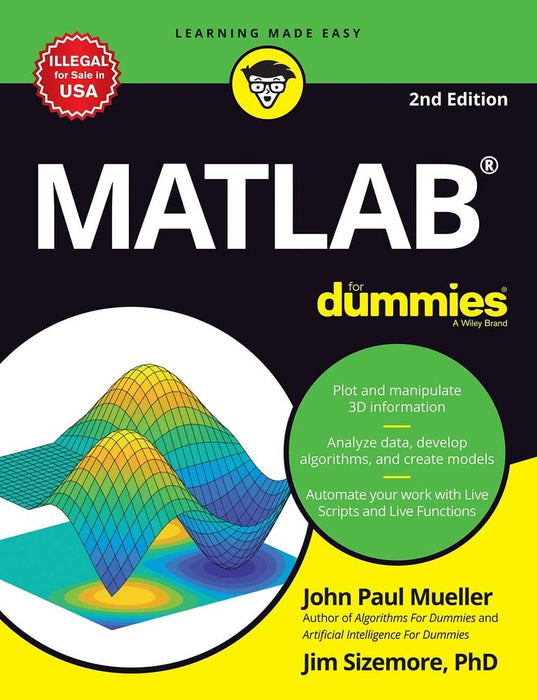 MATLAB For Dummies, 2ed by John Paul Mueller, Jim Sizemore