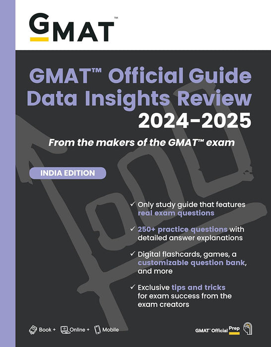 GMAT Official Guide Data Insights Review 2024-2025: Book + Online Question Bank