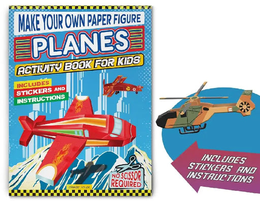 Make Your Own Paper Figure - Planes (Activity Book for Kids) by Wonder House Books