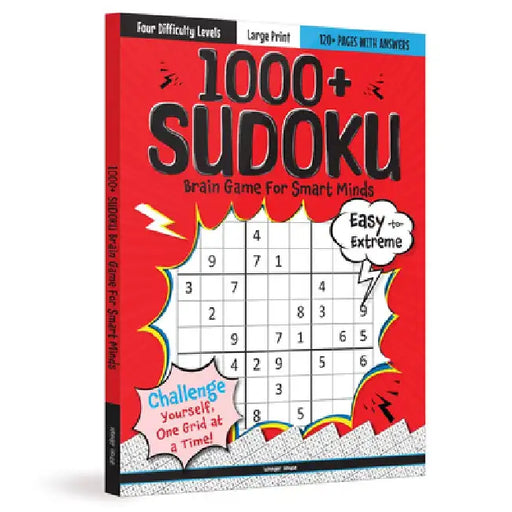 1000 + Sudoku Brain Games for Smart Minds by Wonder House Books