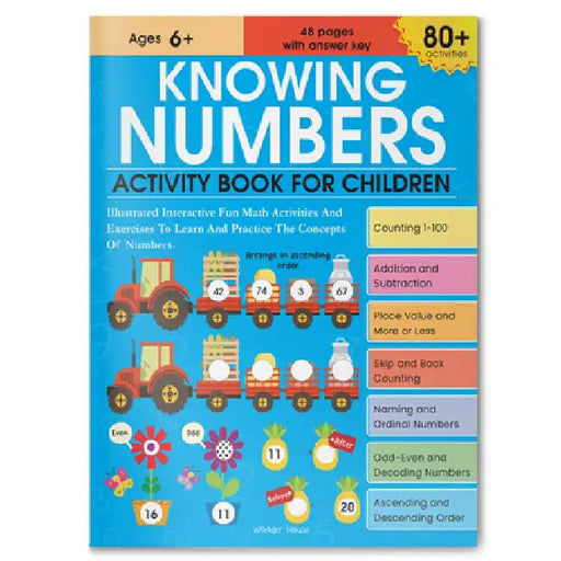 Knowing Numbers Activity Book for Children by Wonder House Books