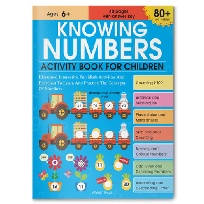 Knowing Numbers Activity Book for Children by Wonder House Books