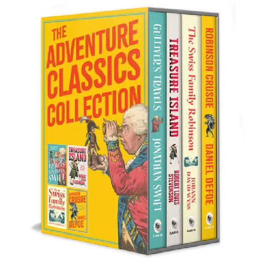 The Adventure Classics Collection by Daniel Defoe, Robert Louis Stevenson, Jonathan Swift,  Johann David Wyss